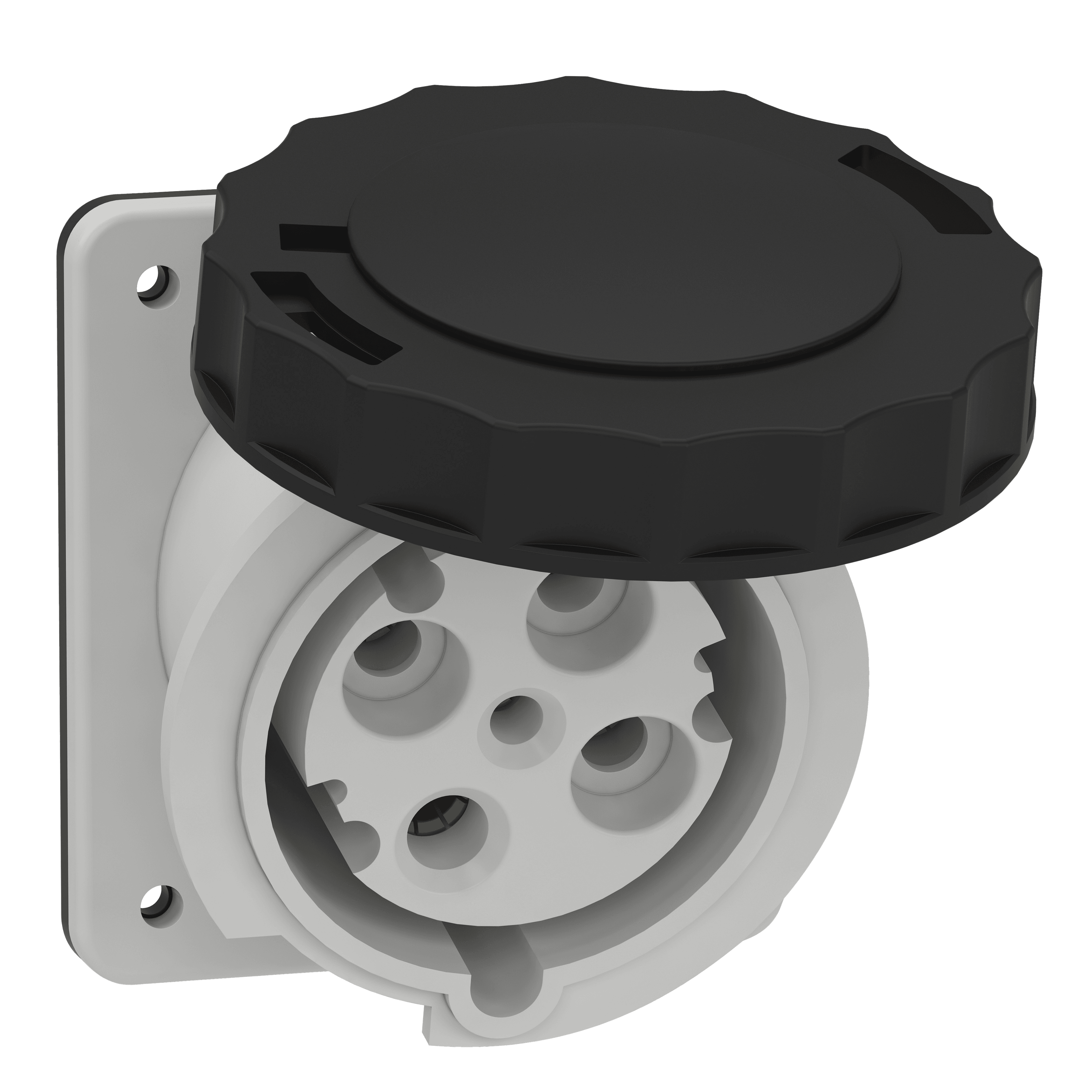 SOCKET PANEL MOUNT 63A 3P-E 480-500V IP6