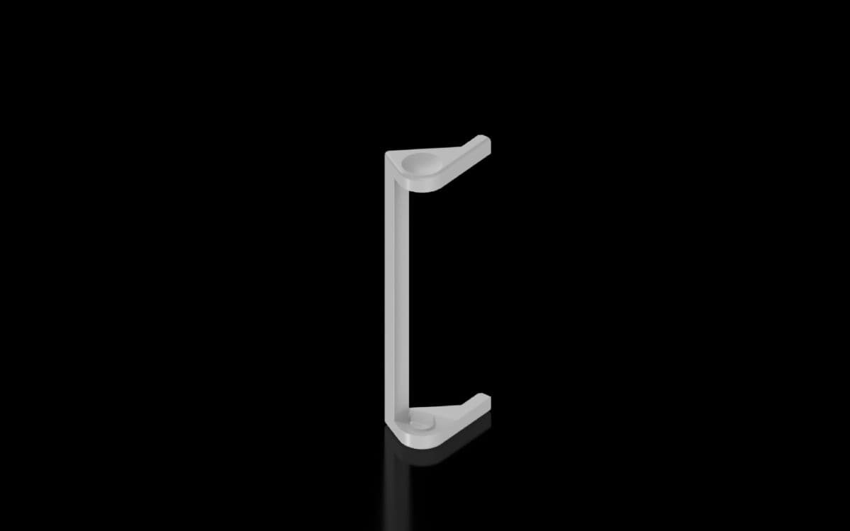 Lock for glazed door hinge for VX