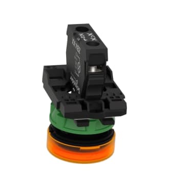 Pilot light, complete, 24V, Orange
