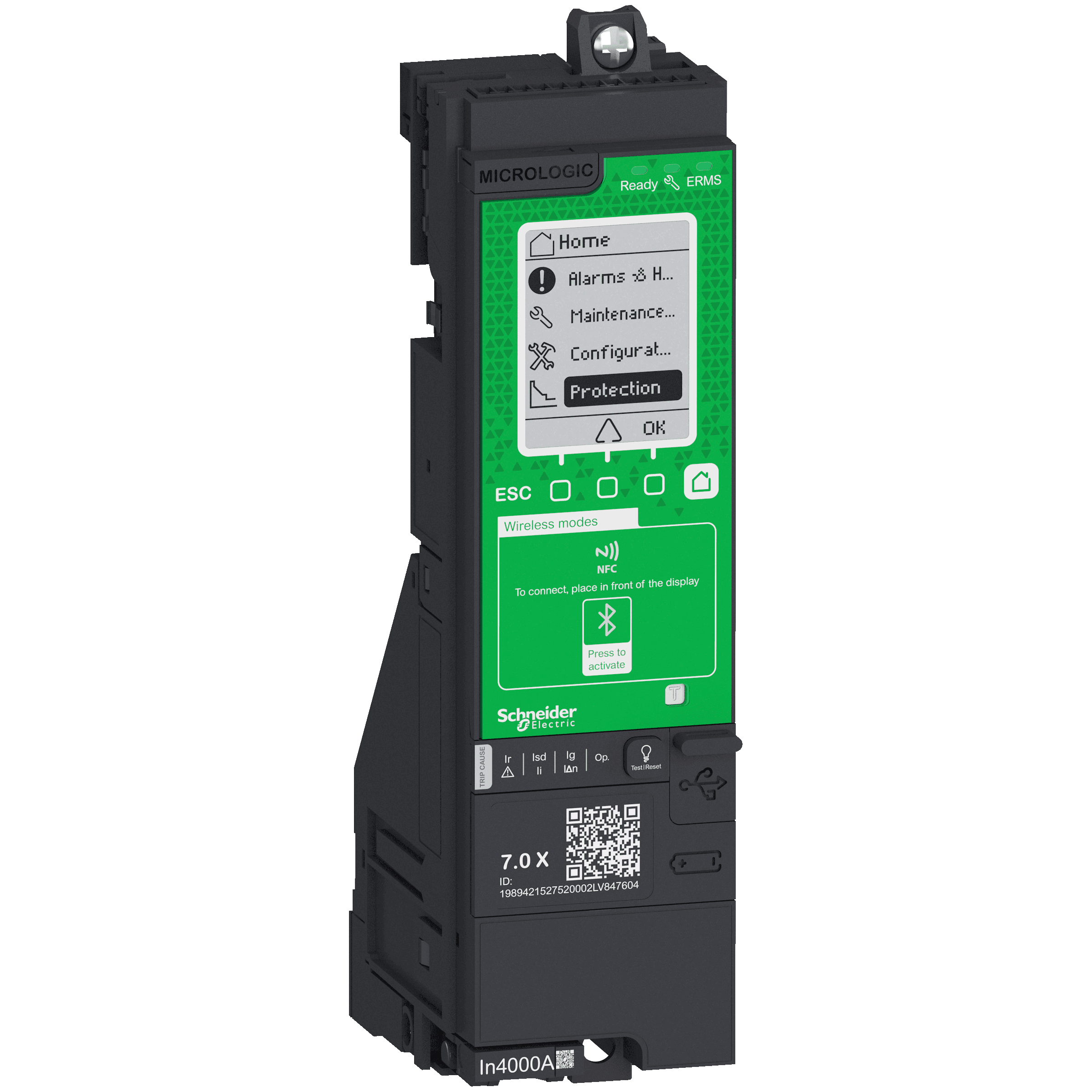 وحدة تحكّم MicroLogic 7.0X، MasterPact MTZ1/MTZ2، قواطع دائرة ثابت، حمايات LSIV