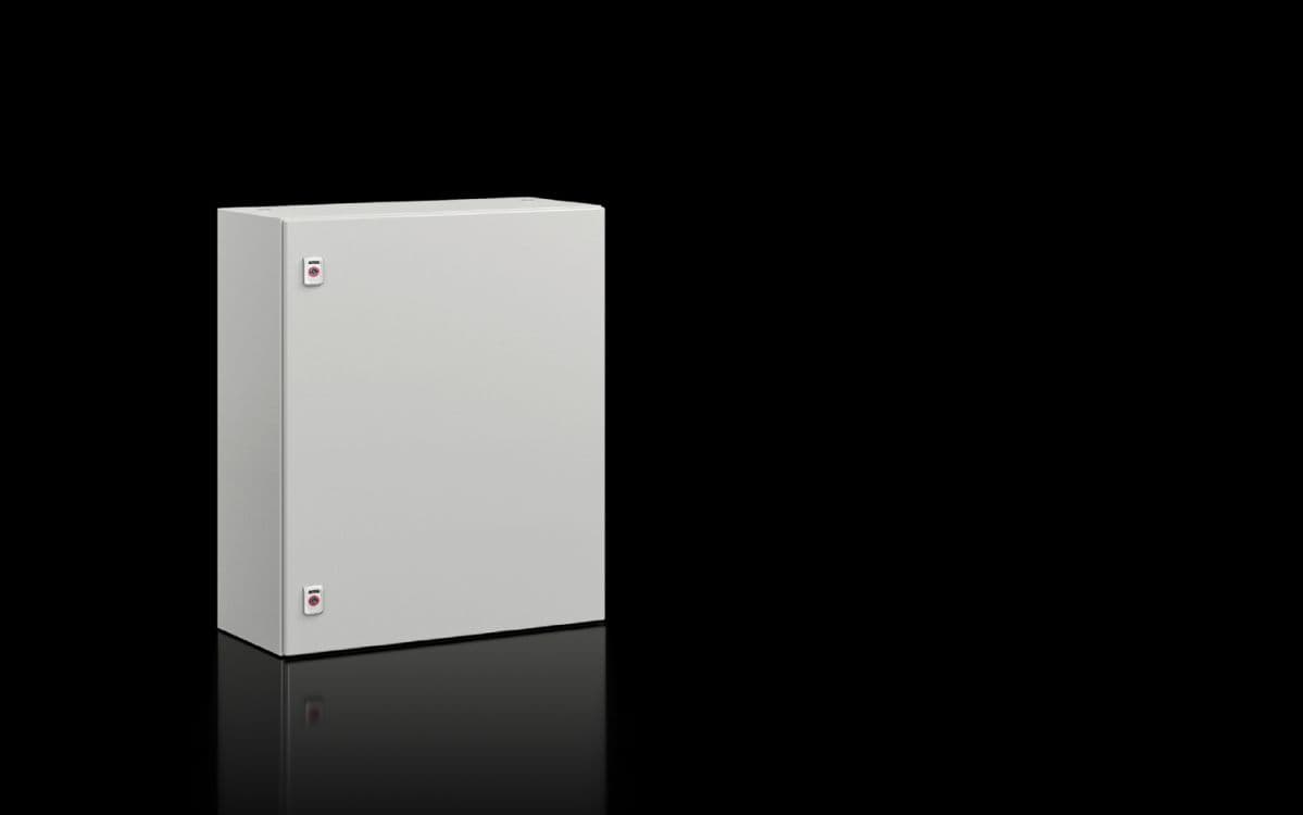مثبّت على الحائط enclosures AX IT مع 482.6 mm (19") تركيب angles، depth-variable
