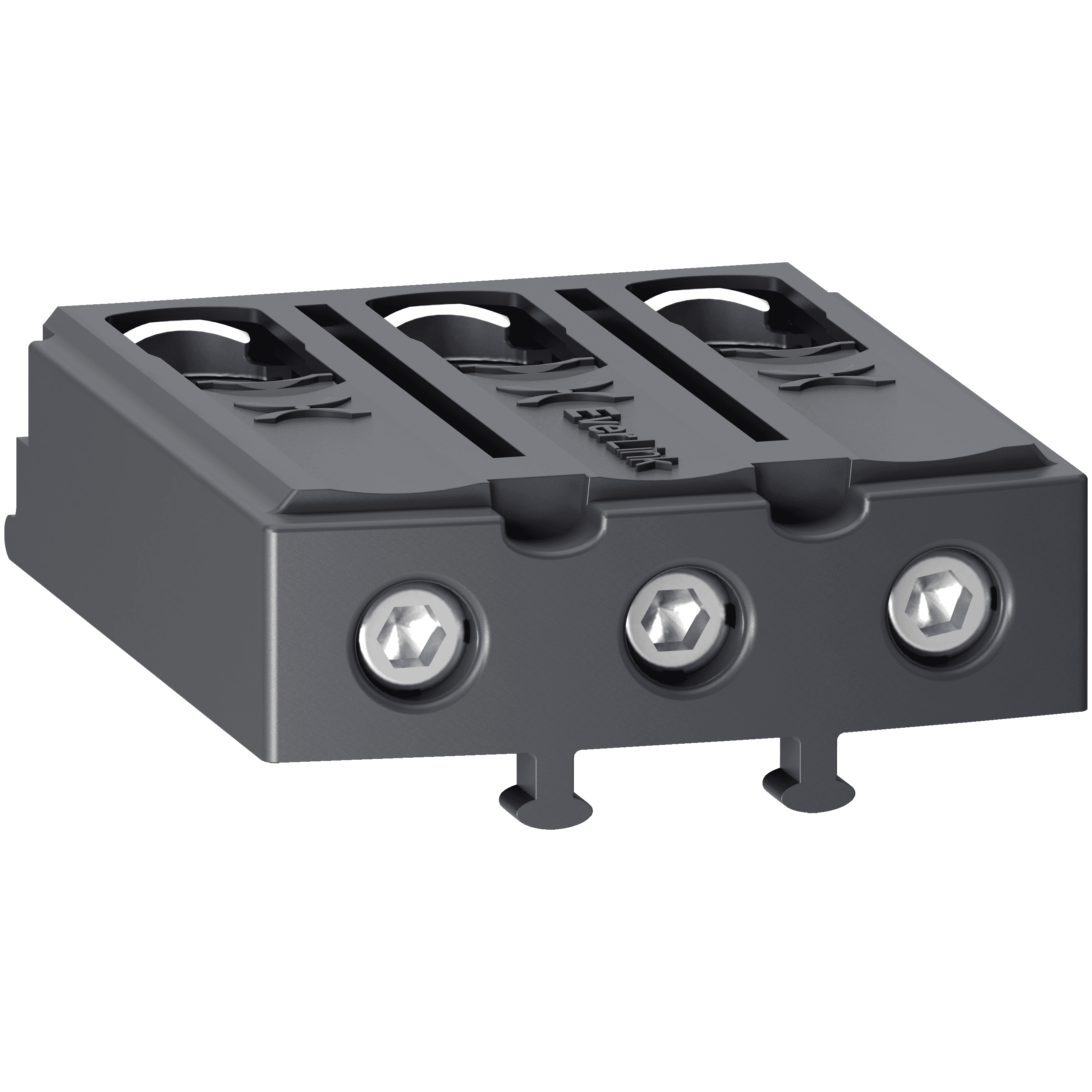 قاعدة توصيل طرفية، TeSys Deca، موصّلات لولب Everlink BTR، 3P، لـ contactors LC1D40A-D80A