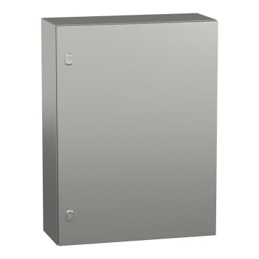 Wall mounted enclosure, PanelSeT S3X, stainless steel 316L, plain door, 800x600x250mm, IP66