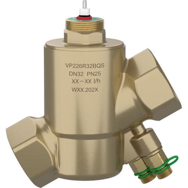 EasyLogic ضغط Independent صمّام، VP226R، DN32 (Rp 1-1/4)، 890 إلى 4300 litres/hour، مع TP plugs