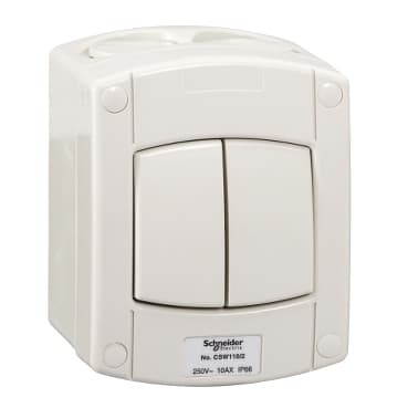 SWITCH 10AX 250V 2G 2WAY IP66