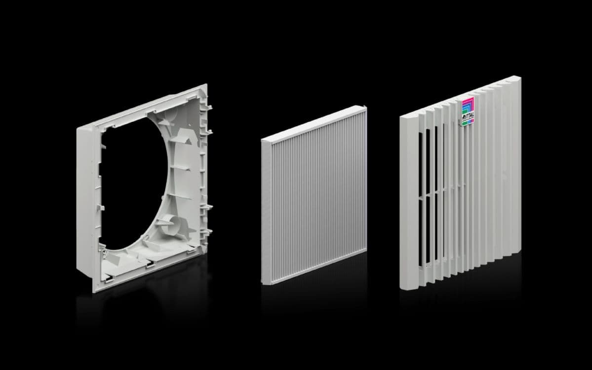 Filter housing for filter fans