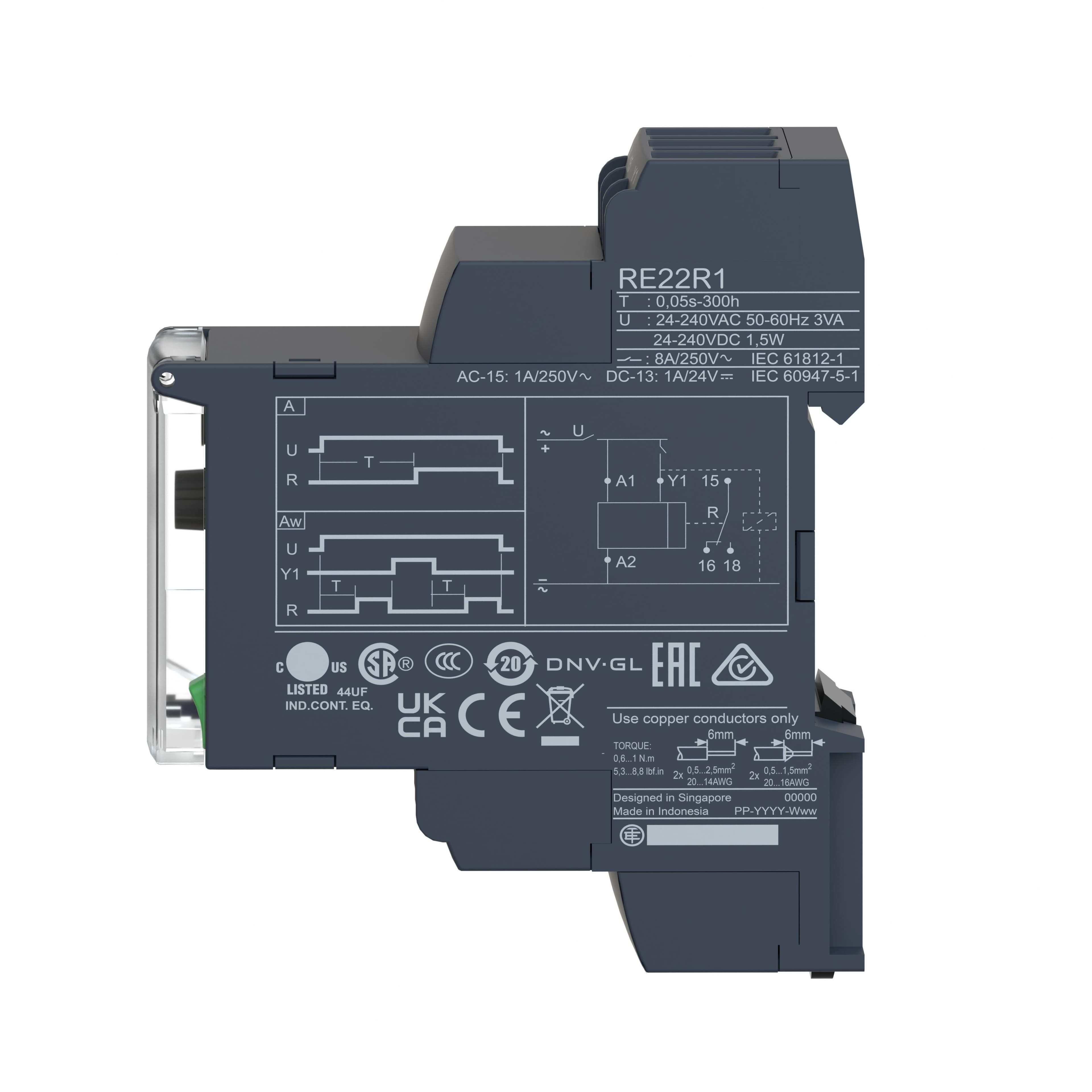 PULSE-ON ENERGISATION TIMER RELAY