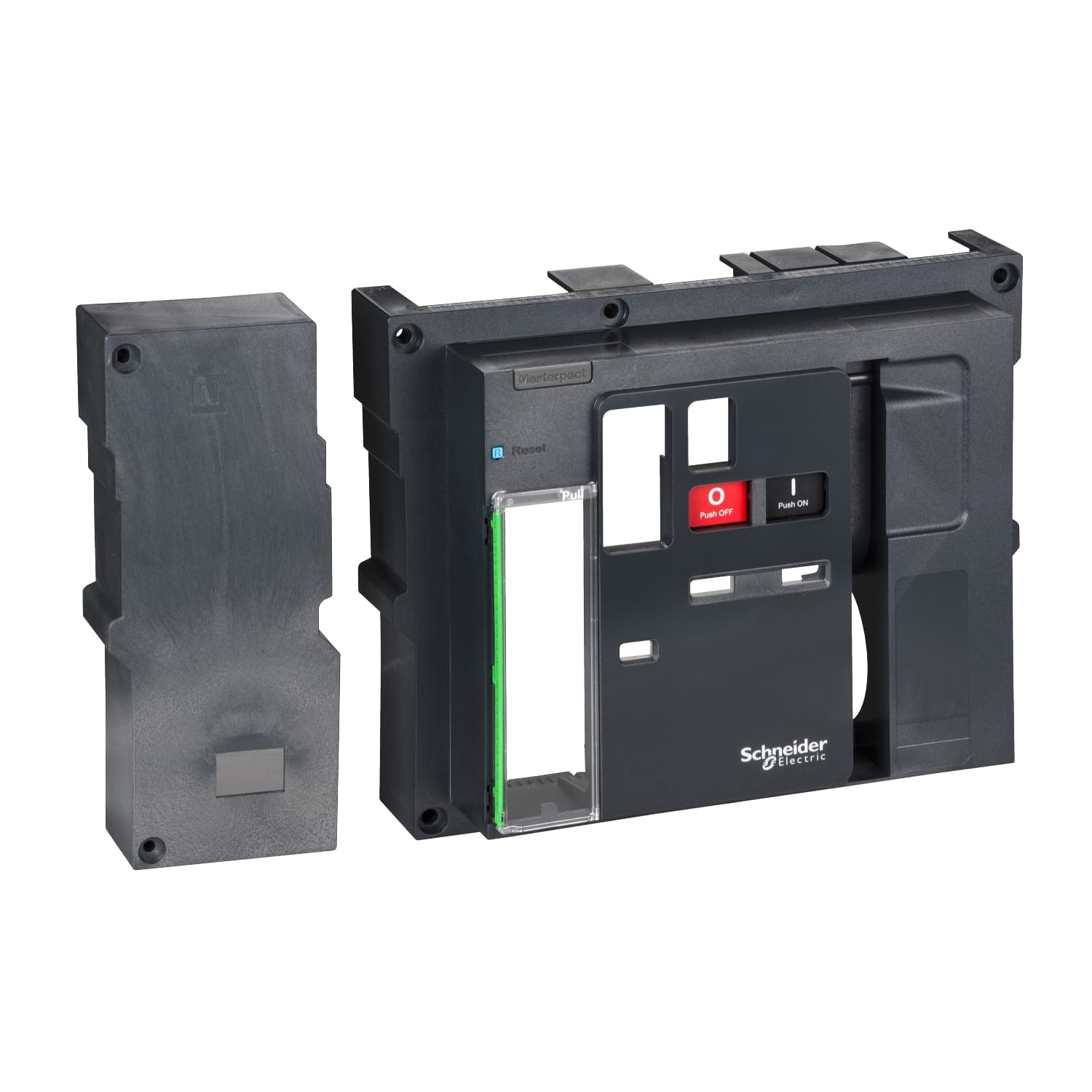 Circuit breaker frame, MasterPacT MTZ2 12H2, for MicroLogic Active, 1250A, Icu 100kA/440VAC, 4P, drawout, right neutral