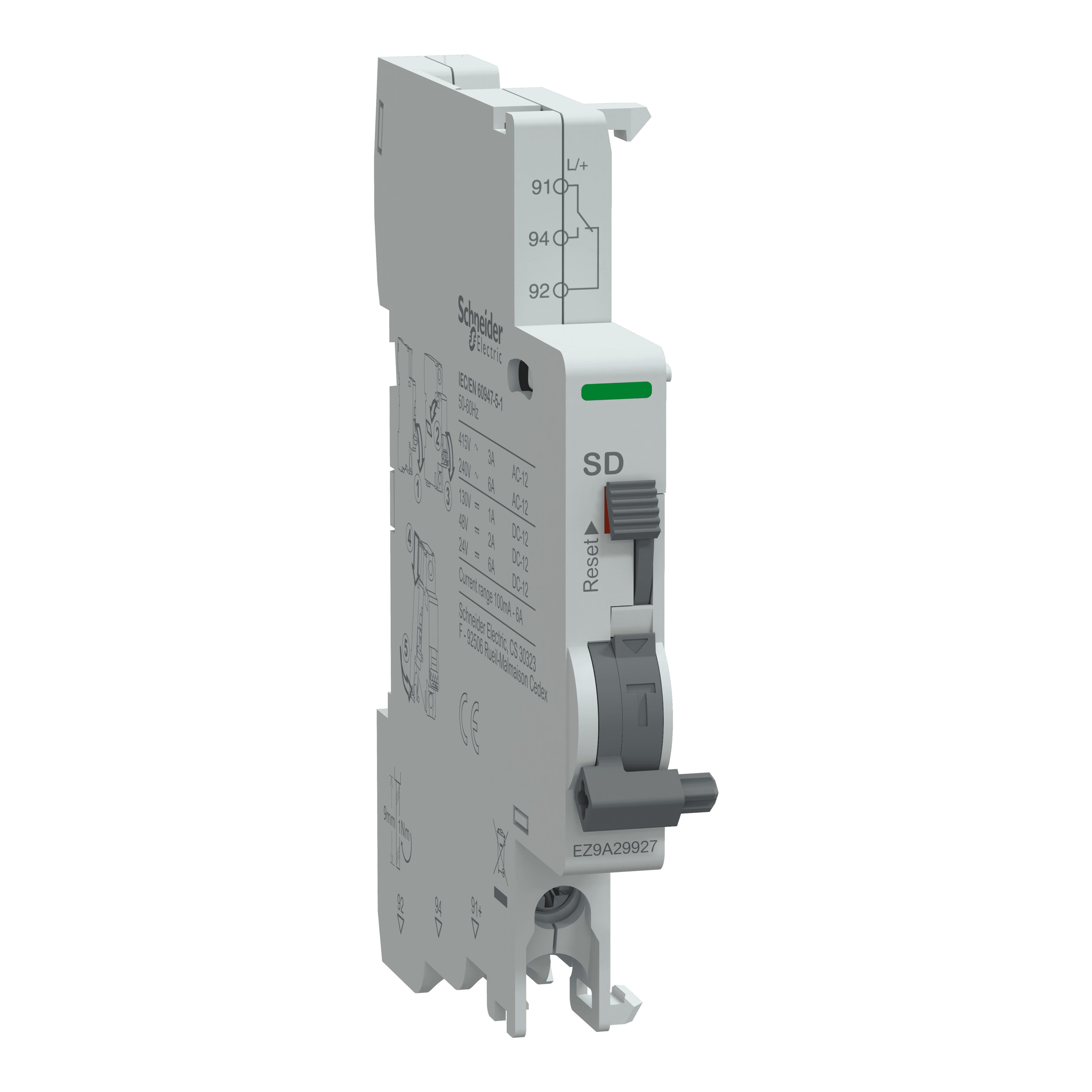 Easy9 Pro, Fault contact, SD, 1OC, AC/DC