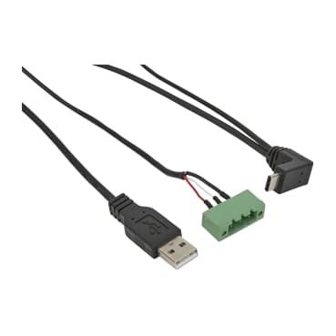 كابل USB-C، SpaceLogic، شاشة عرض متقدّم Y-shaped موصّل، 24VDC، لـ AS-P/AS-B