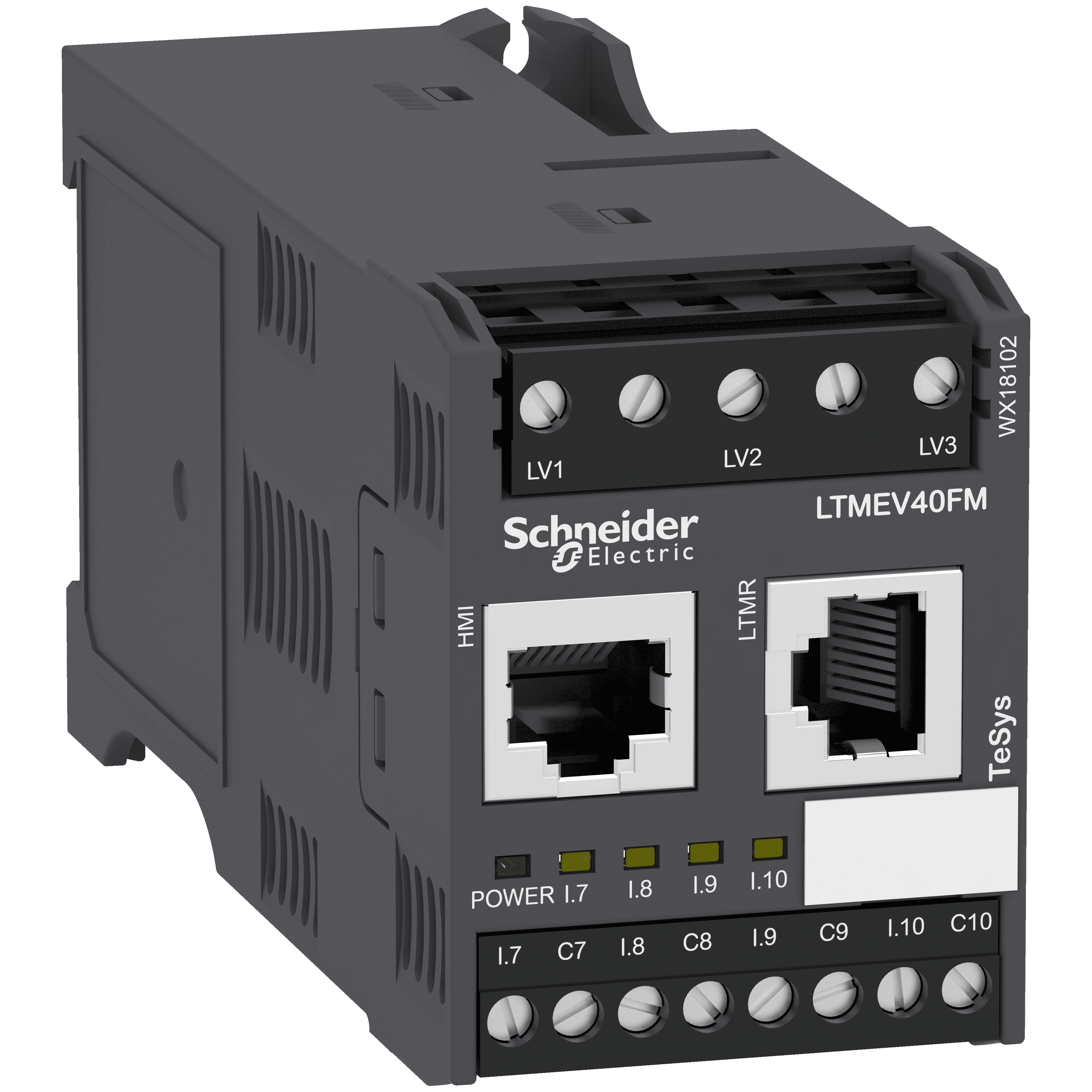 Extension module, TeSys T, 4 inputs, 100 to 240VAC, for LTMR controller