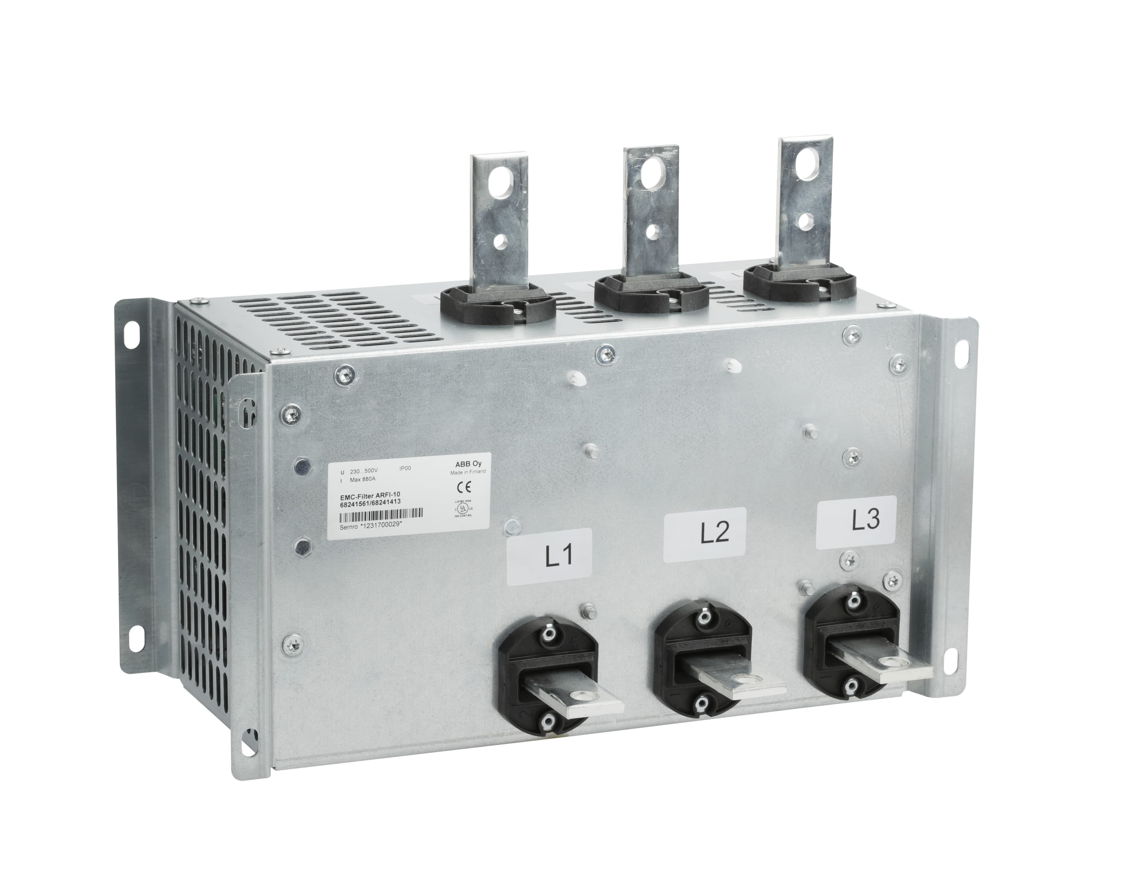 ARFI-10; ARFI-10 EMC/RFI-filter، cat. C2 1st env. earthed شبكة لـ ACS880-04/04XT، 200-500V