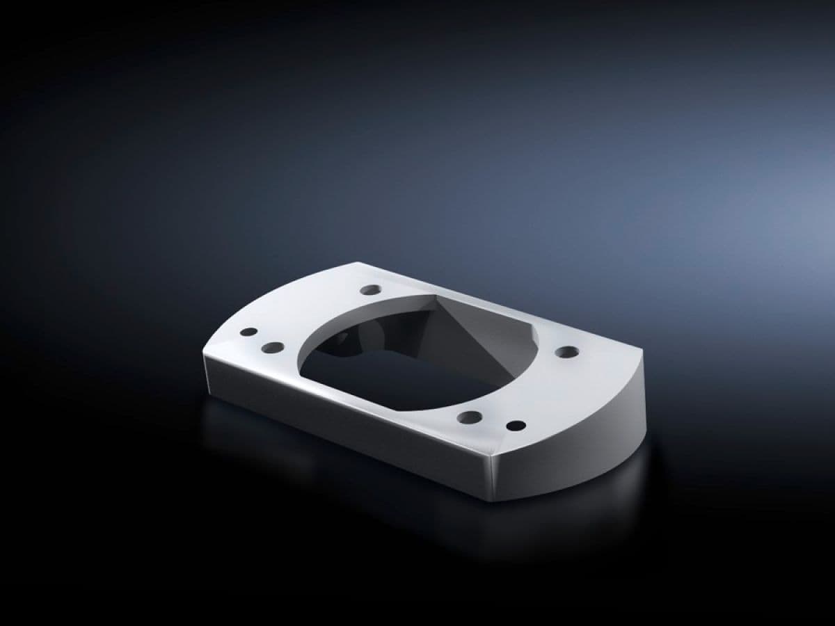 Tilting adaptor 10&deg; for support arm connection 120 x 65 mm