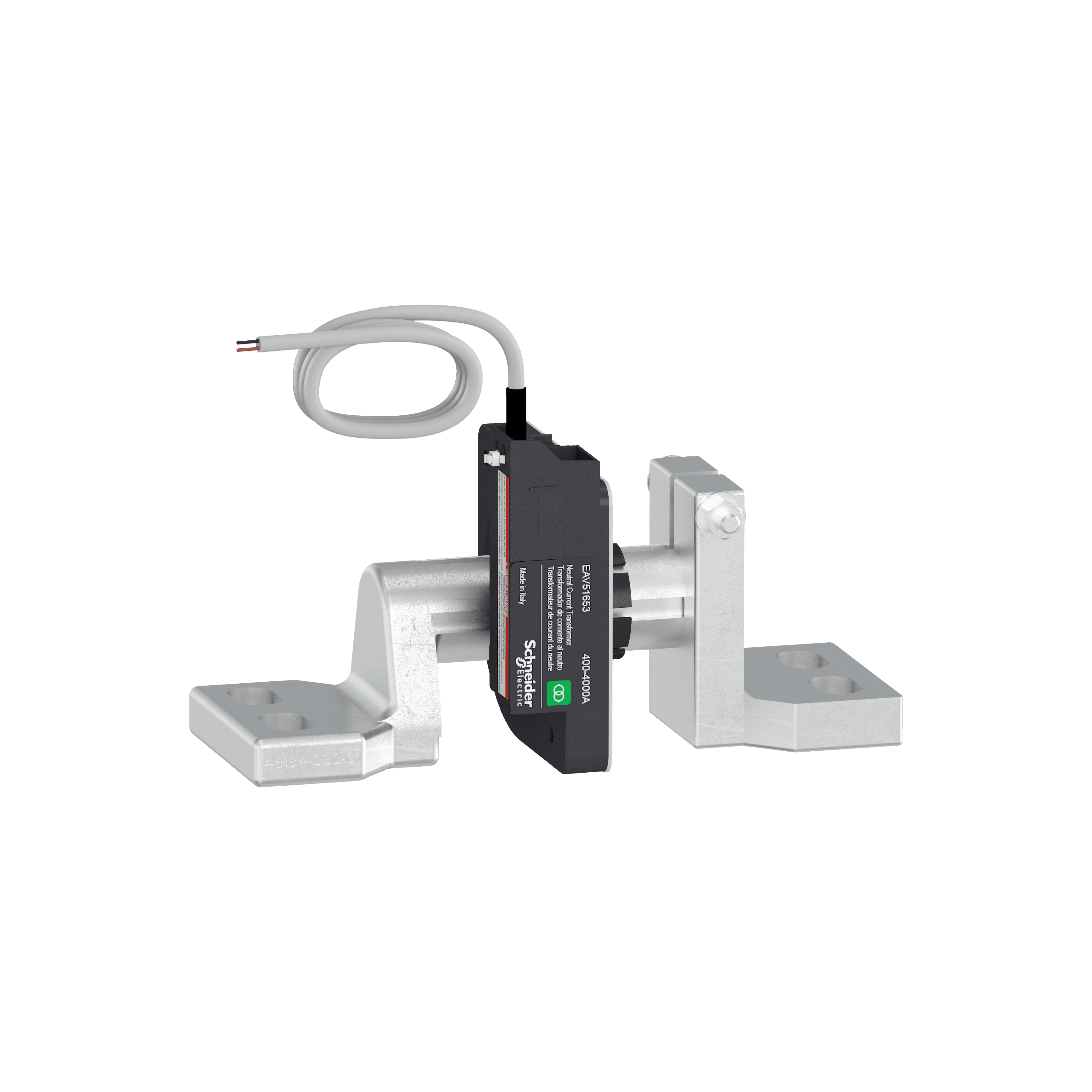 External current sensor, MasterPact MTZ1, neutral and residual earth fault protection, rating 400A-1600A, spare part