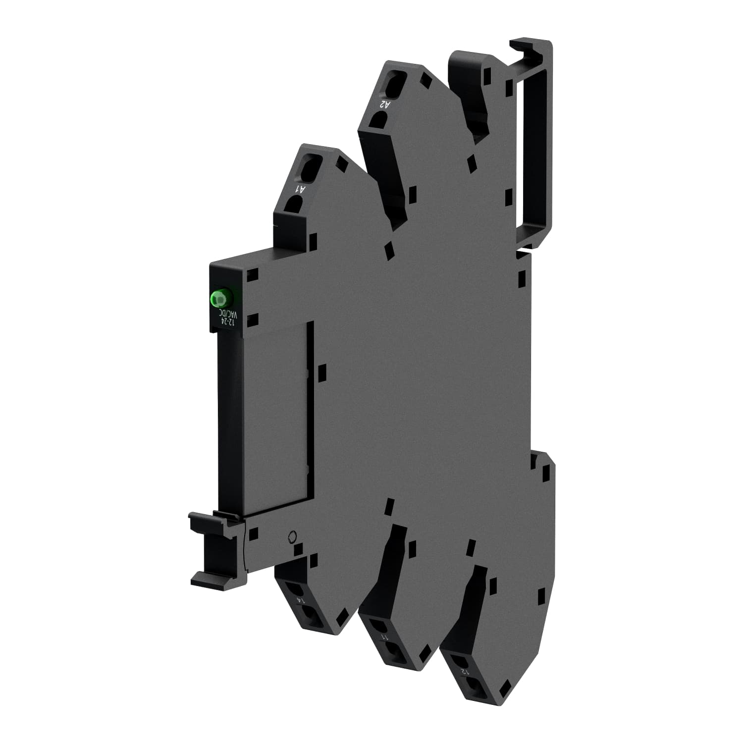 SLIM RELAY+SOCKET 1C/O LED 230VACDC SPRG