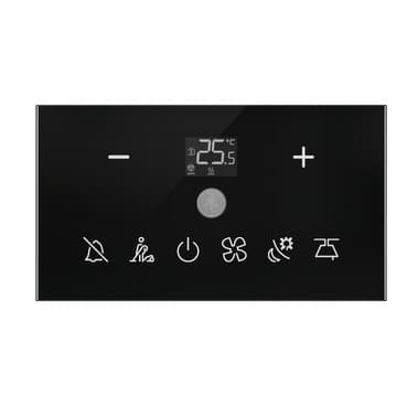 8 BUTTON MODBUS GLASS THERMOSTAT PIR