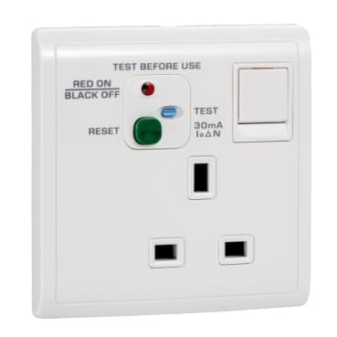 13A 1G DP/S RCD SOC