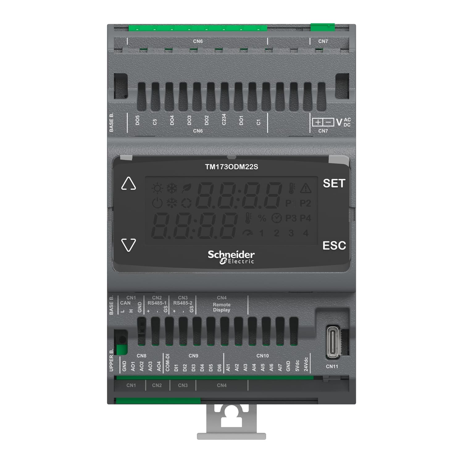 M173 Opt. شاشة عرض 22 I/Os، 2 RS485، 2SSR