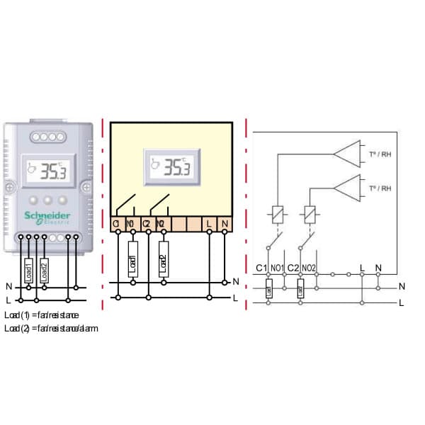 Climasys CC - منظّم رطوبة إلكتروني - 200â€¦240 V - Hr 20â€¦80% - شاشة OLED
