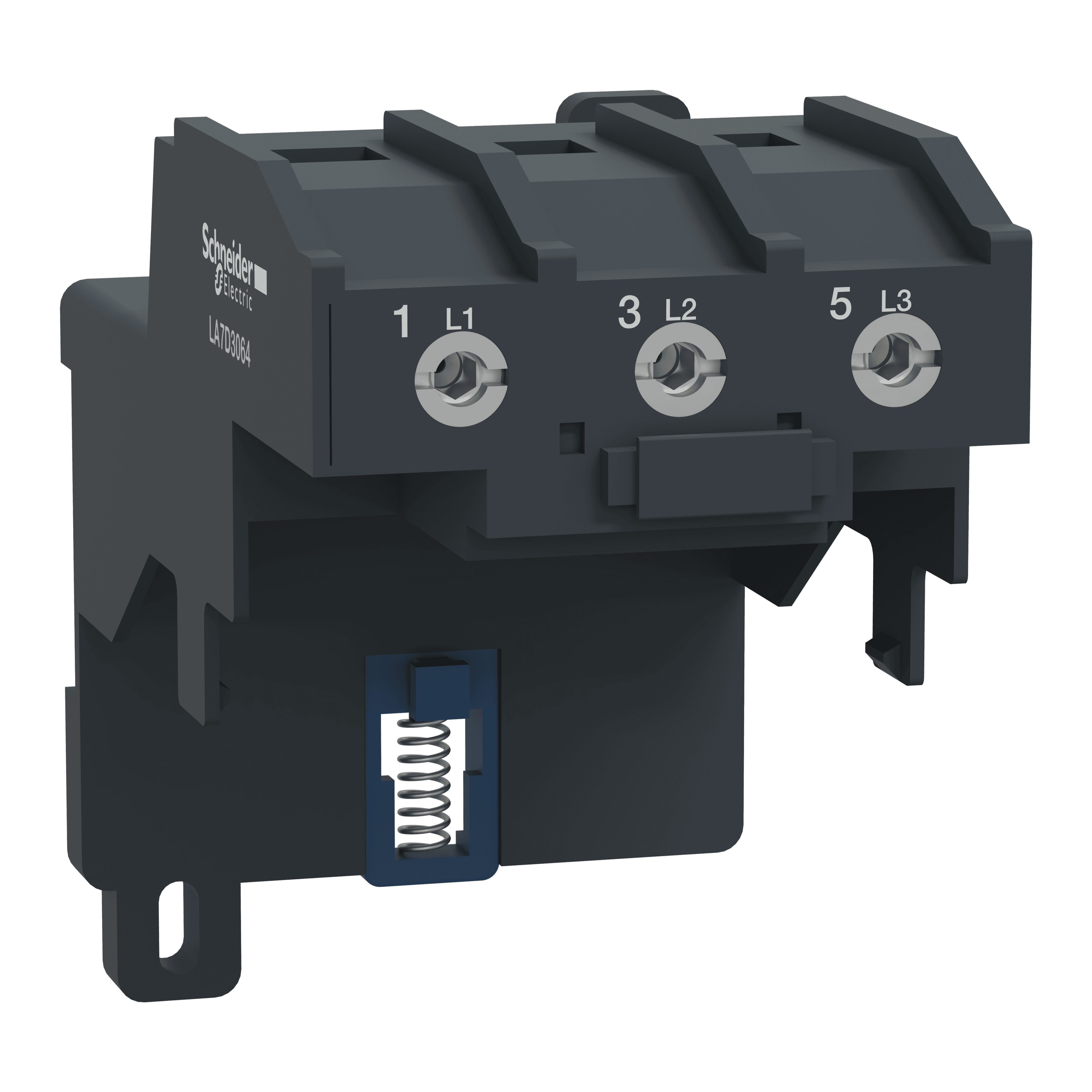 Adapter terminal block,TeSys Deca,for separate mounting of LRD33**/LR2D3***/LR3D3***