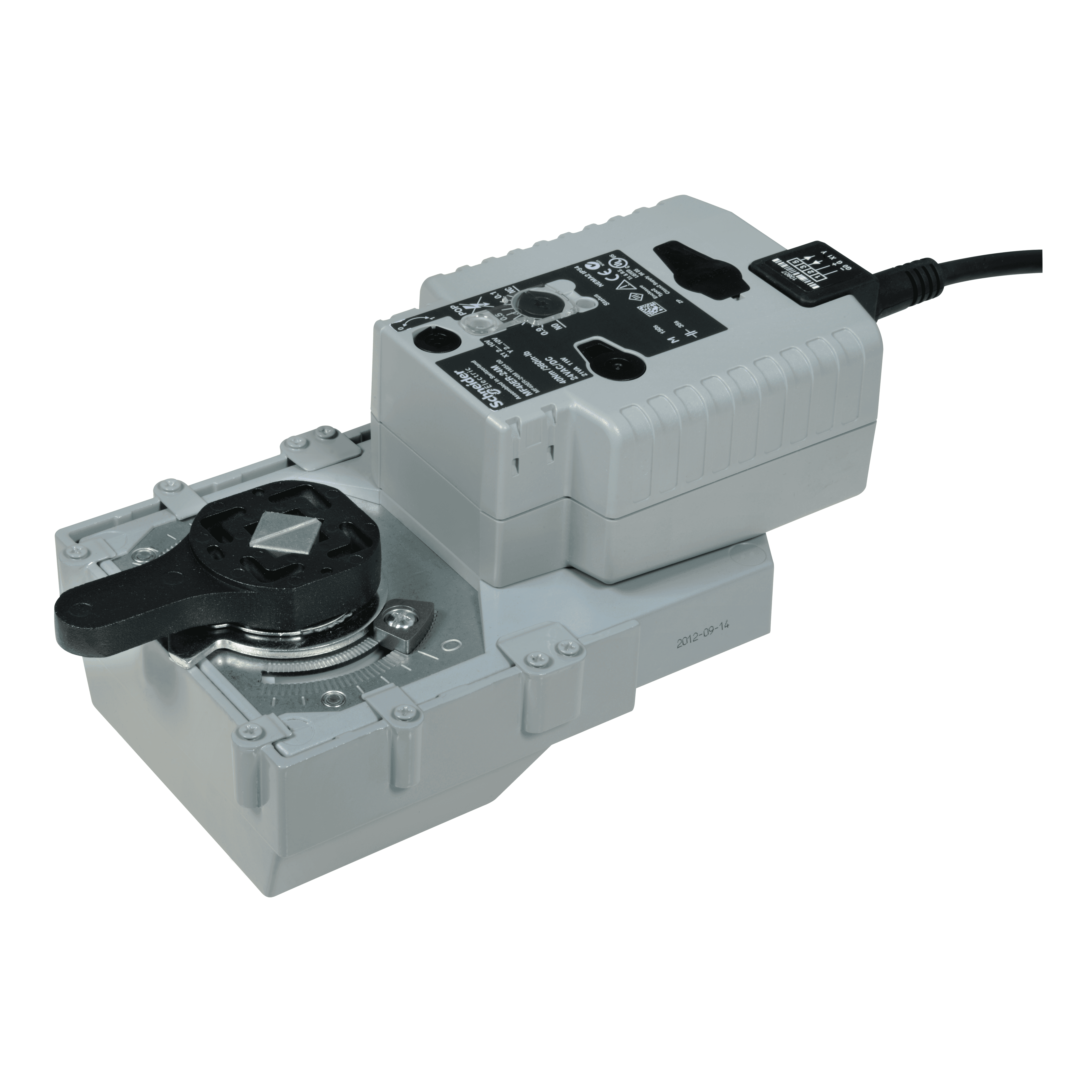 مشغّل حركة صمّام فراشة MF40-ER، تعديلي، 2-10VDC، 24Vac/dc، 40Nm، إرجاع إلكتروني، IP54