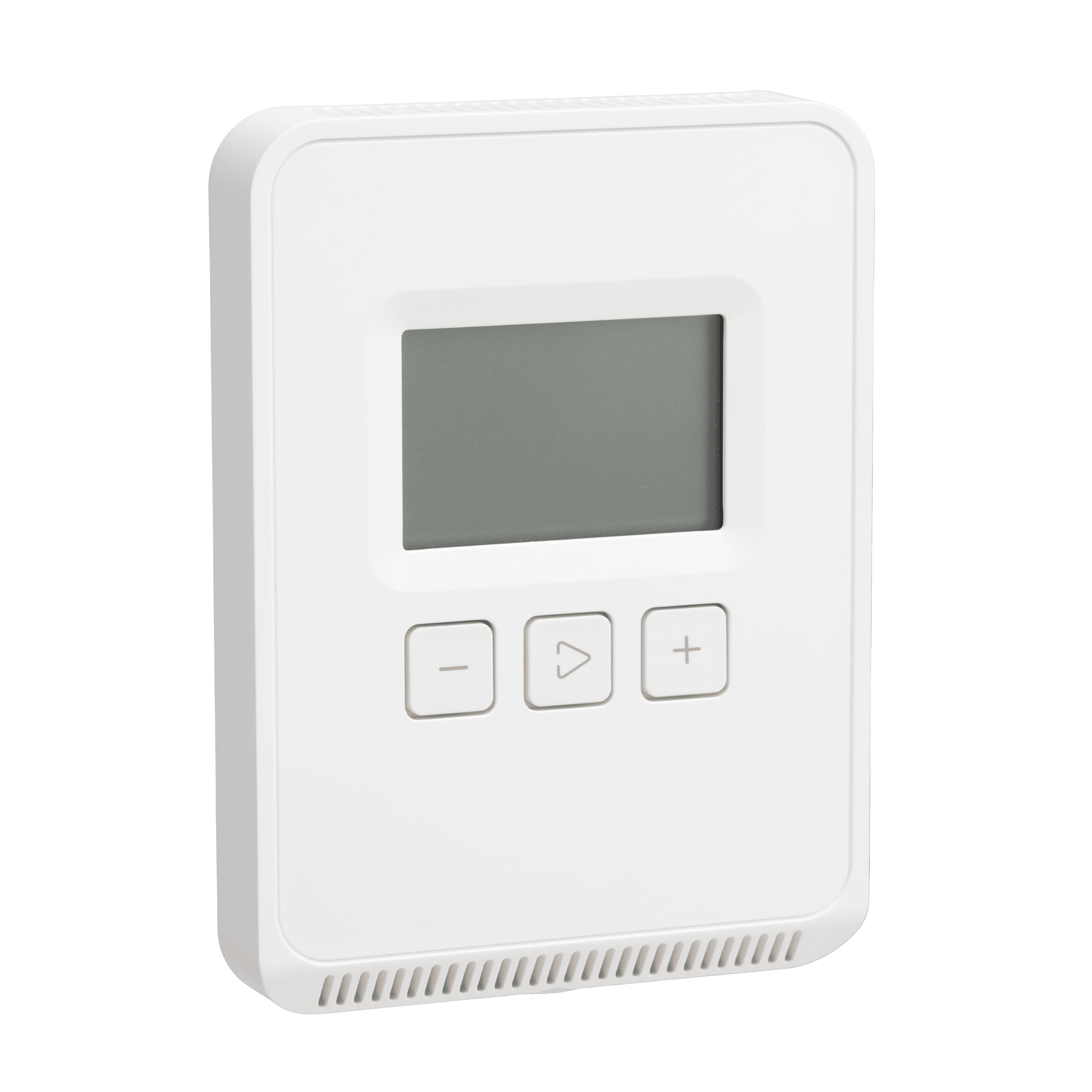Sensor, SpaceLogic SLP Series, room, humidity, temperature, segmented LCD, BACnet MSTP/Modbus outputs, matte white housing