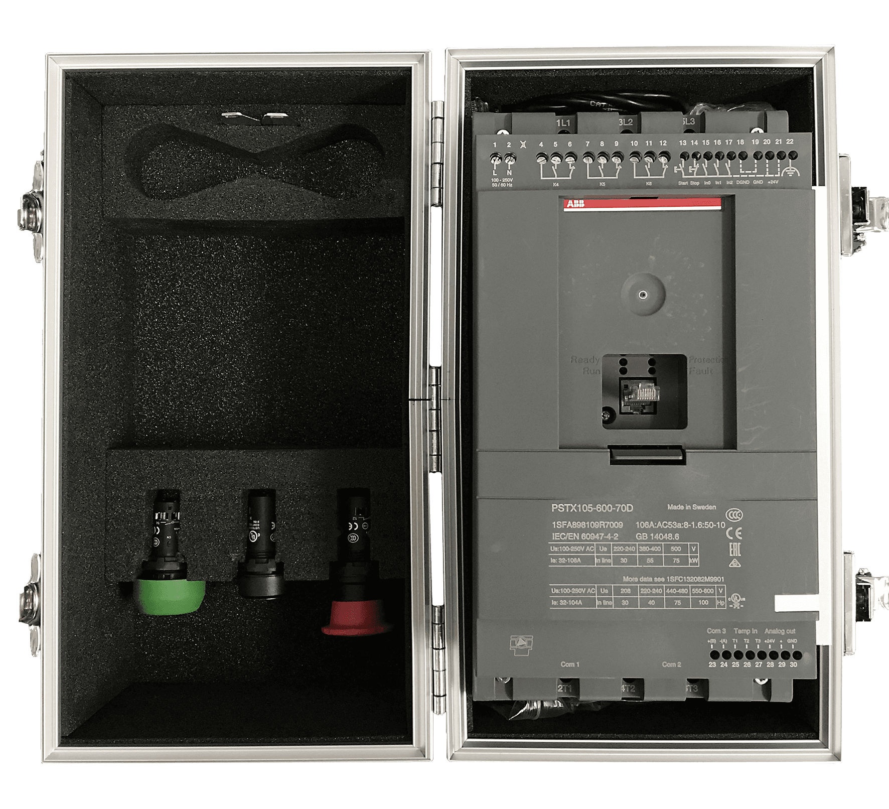 PSTX105-600-70DwB Demo - Main Circuit 208 ... 600 V AC