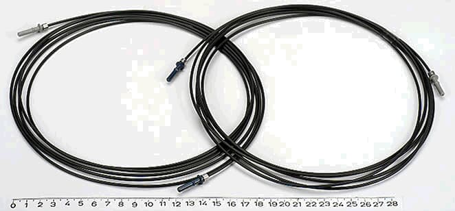 NLWC-03; 2 x 3 m single plastic fibre optic