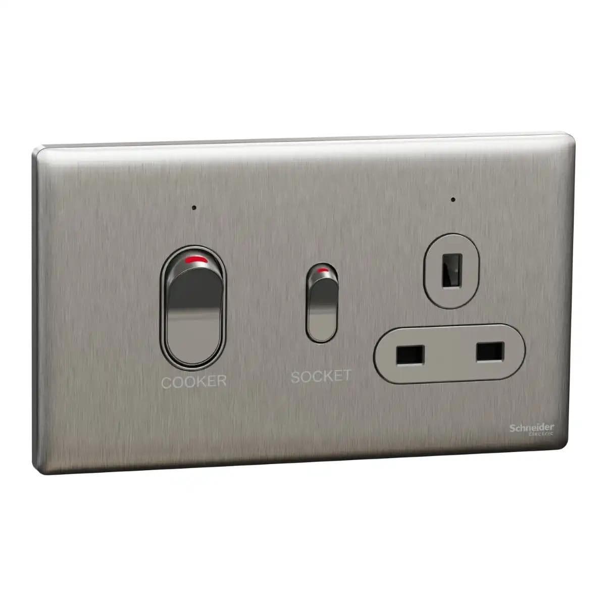 45A 250V~ 1G DP Cooker Control Unit, SS