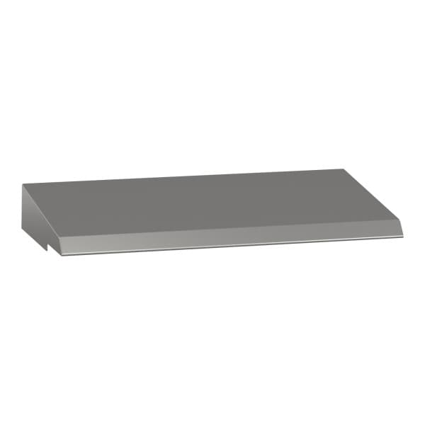 مظلّة مقاوم للصدأ 304L، Scotch Brite® finish. لـ WM خزانة W400xD200mm