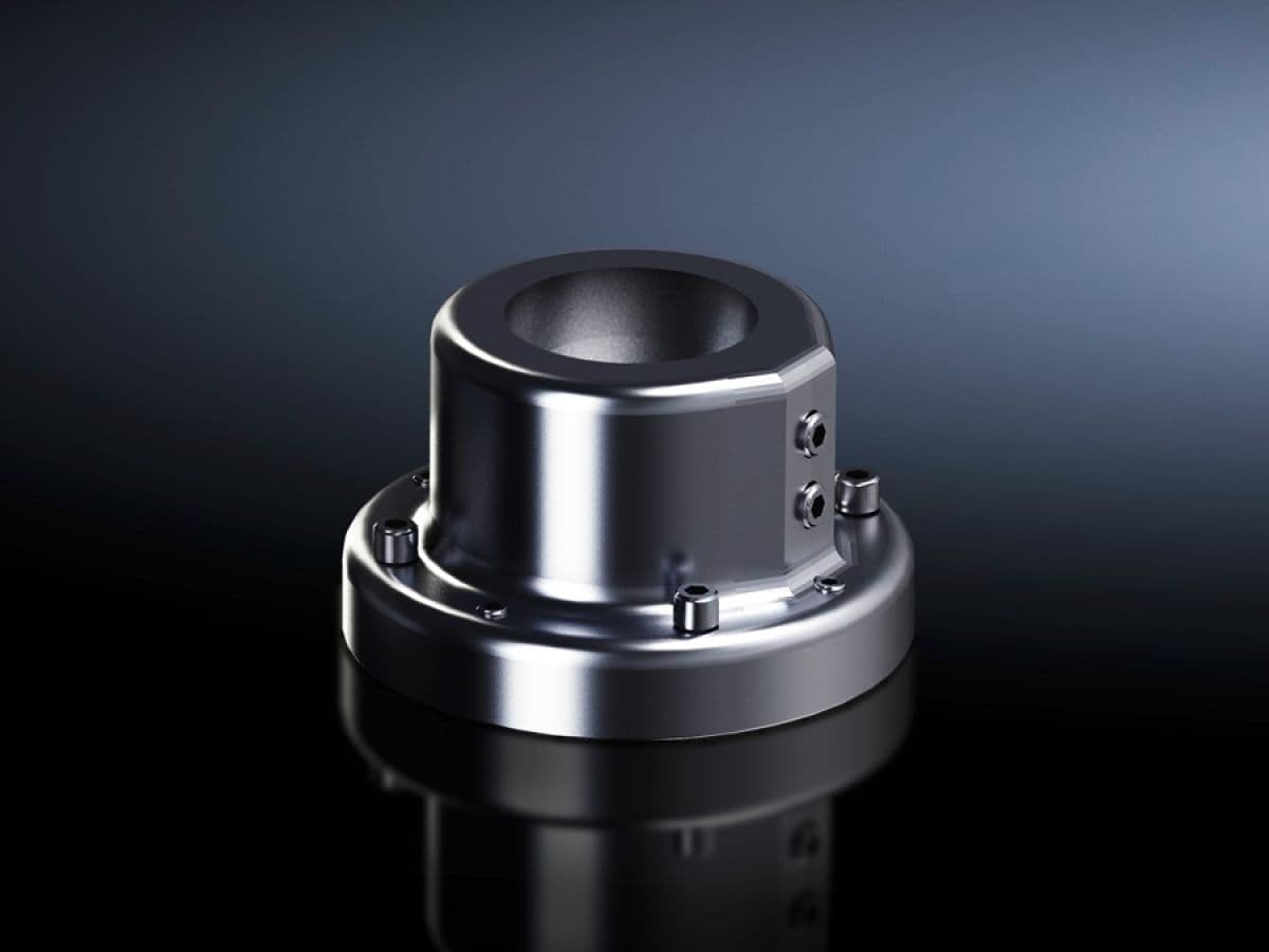 Wall/base mounting bracket, rigid, CP 40, stainless steel