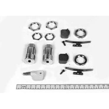 Chassis locking, MasterPact NT drawout, disconnected position locking, Profalux keylock, 1 lock with 1 key