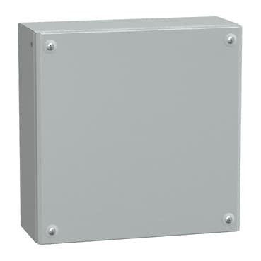 باب سادة علبة معدني صناعي H300xW300xD120 IP66 IK10 RAL 7035