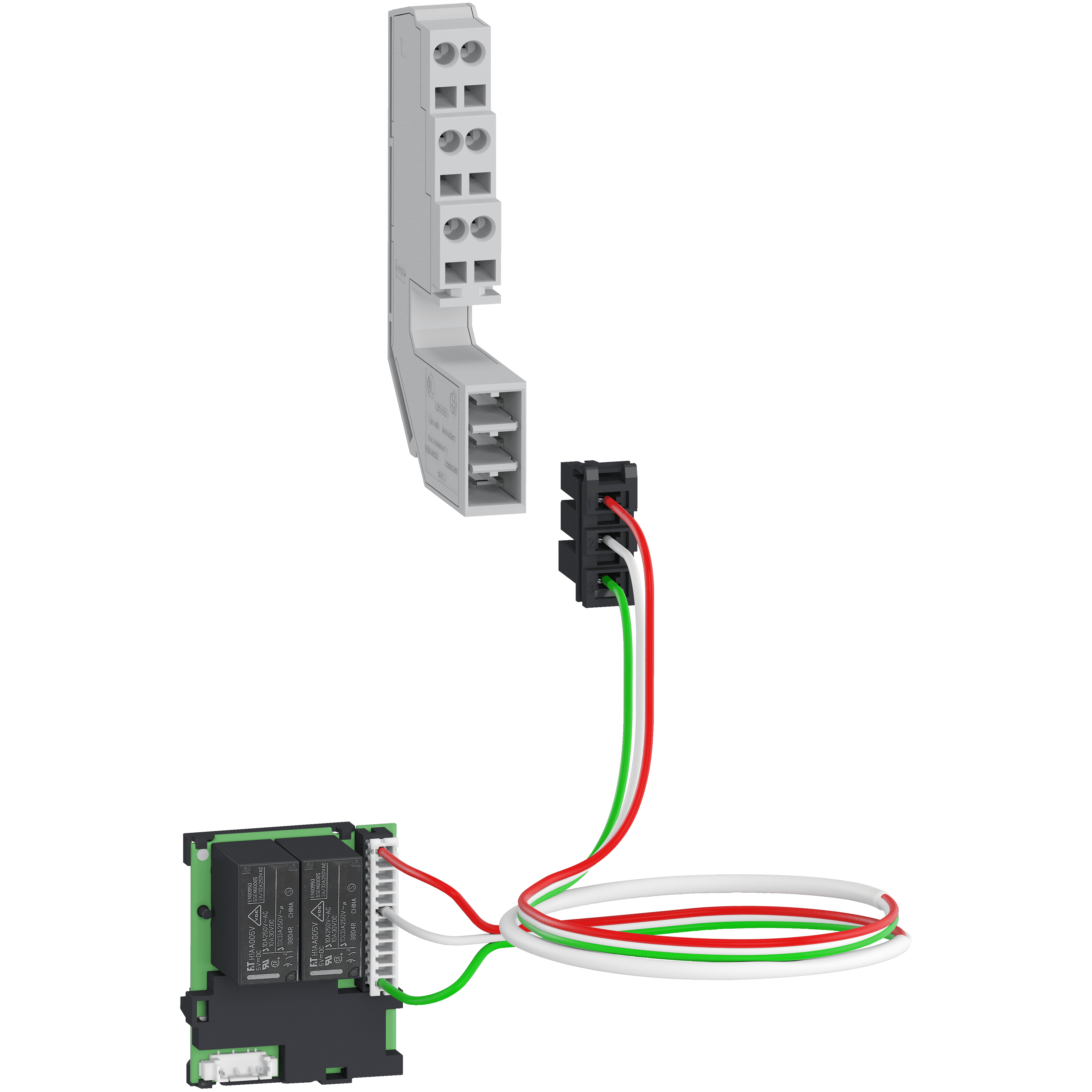تلامسات M2C programmable، MasterPact MTZ1 قابل للسحب، تلامسات 2، 3A/250VAC