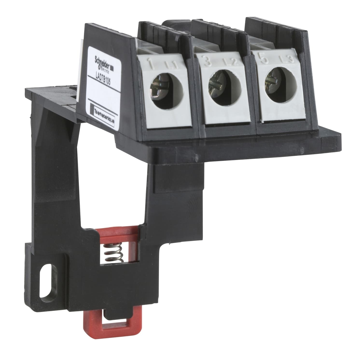 Adapter terminal block,TeSys Deca,for separate mounting of LRD15**/LR3D15**