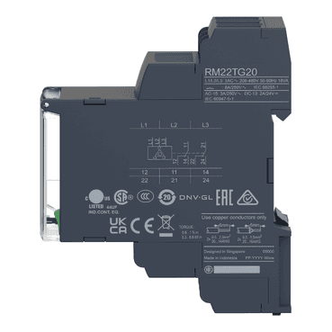3 PHASE CONTROL RELAY RM22-TG - RANGE 18