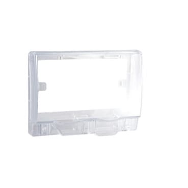 F-T WP TWIN G SOCKET COVER (TRAN) IP55