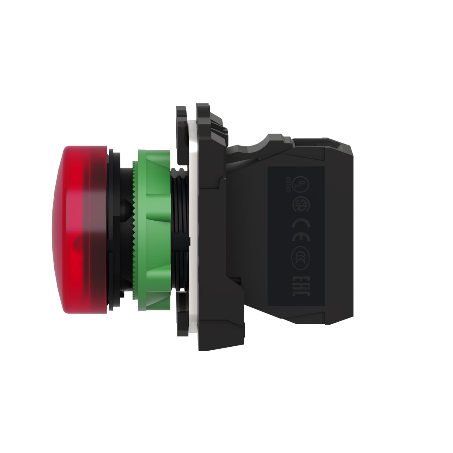 Pilot light, complete, 230-240V, Red