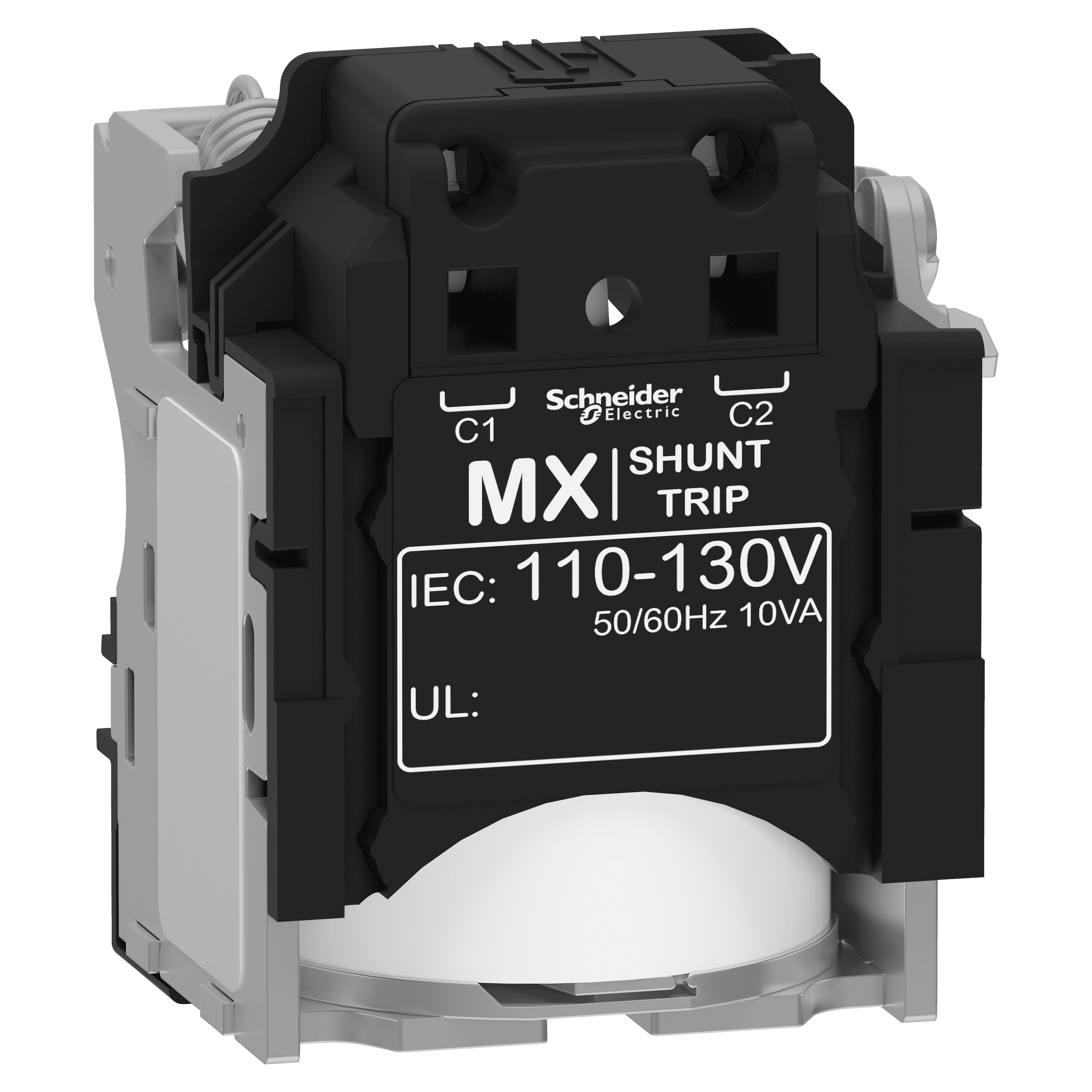 Shunt trip release MX, ComPacT NSX, 110/130VAC 50/60Hz, screwless spring terminal connections