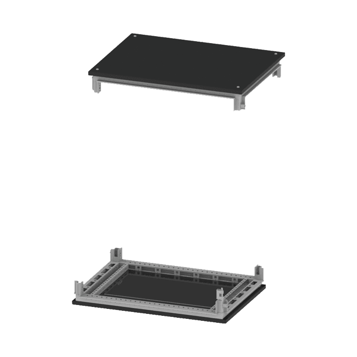 Roof and base for CQE 1200x800 mm.