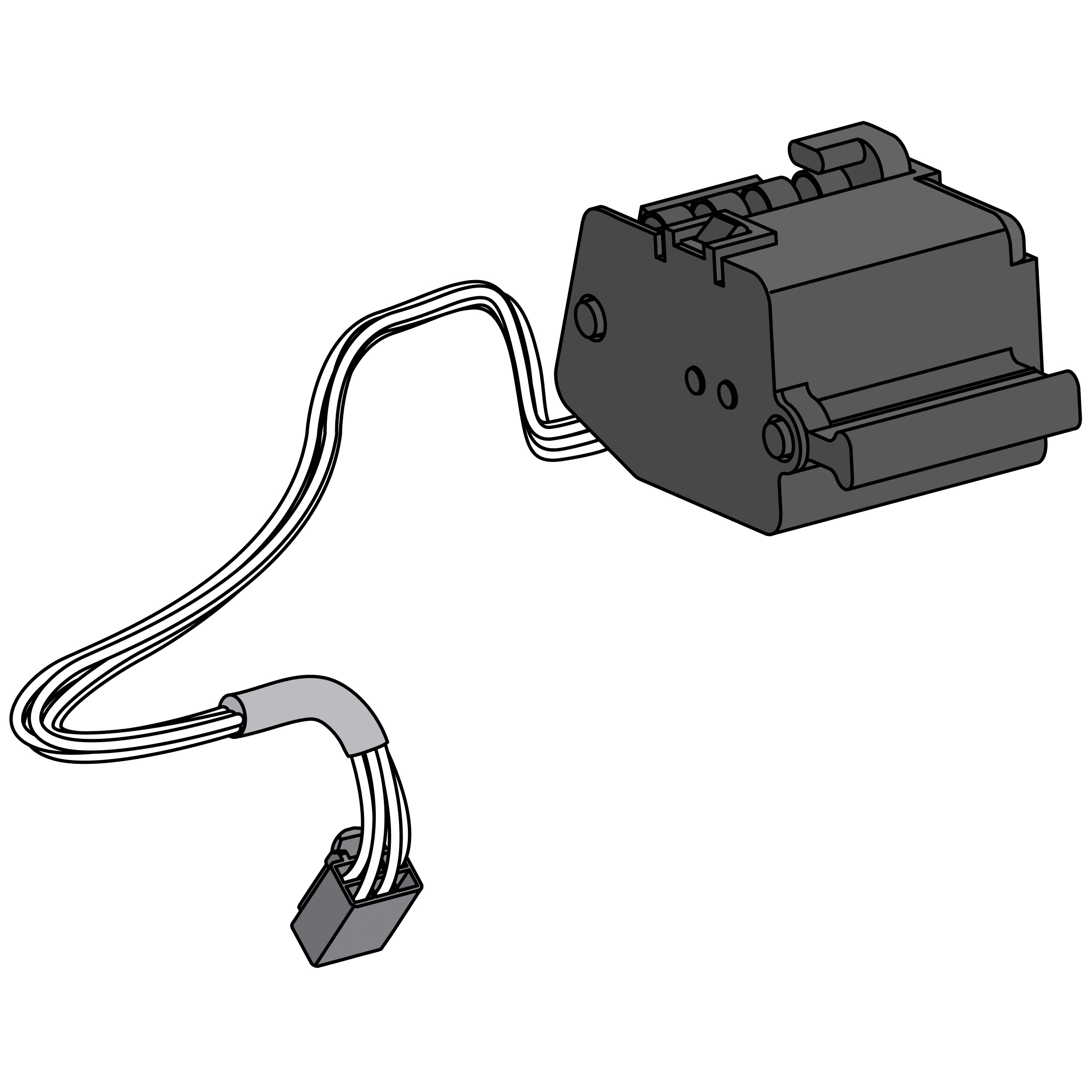 ON/OFF (OF) indication contact, MasterPact MTZ1 fixed, 1 changeover contact, low level 5A/240VAC