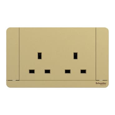 13A 250V 2G DP SW Skt, WG