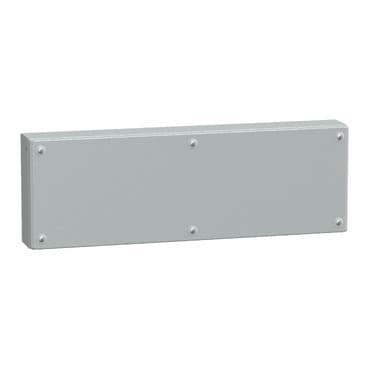 Metal industrial box plain door H200xW600xD80 IP66 IK10 RAL 7035