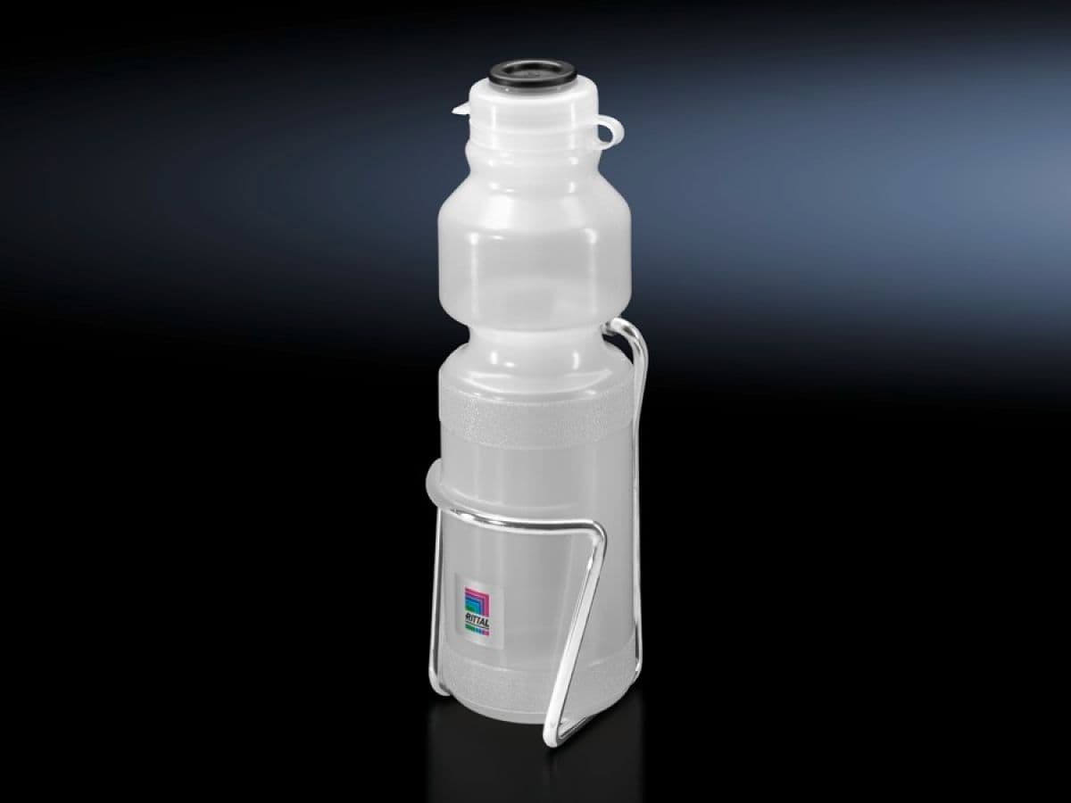 Condensate collecting bottle for cooling units and air-water heat exchangers