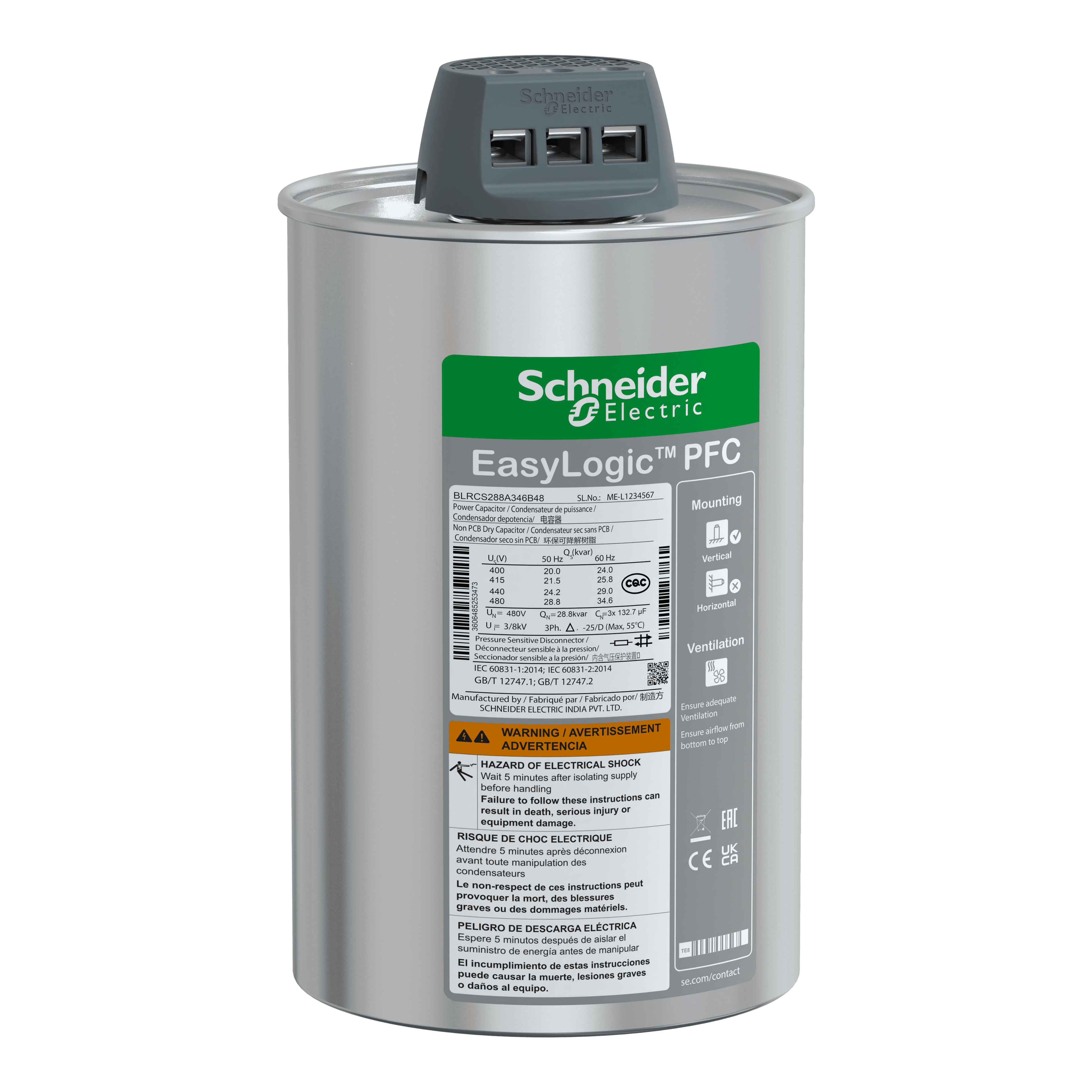 Capacitor Can SDY 28.8/34