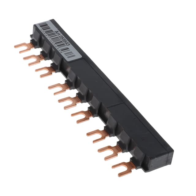 Linergy FT, Comb busbar, 63A, 3 tap-offs, 45mm pitch