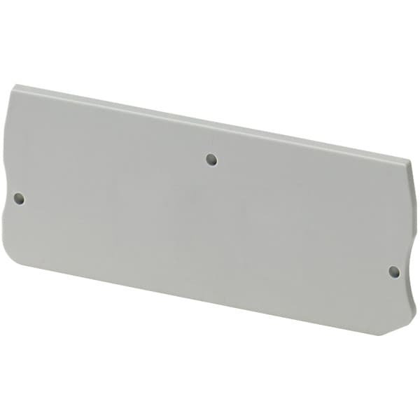 Cover plate, Linergy TR, 2.2mm width, 3 points, for push-in disconnect terminal NSYTRP2, grey, Set of 50