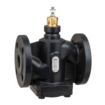 Venta V231 Globe Valve, 2-Way, PN25, Flanged, DN32, Kvs 16, Nodular Iron, Stainless Plug and Seat, Stem Up Closed.