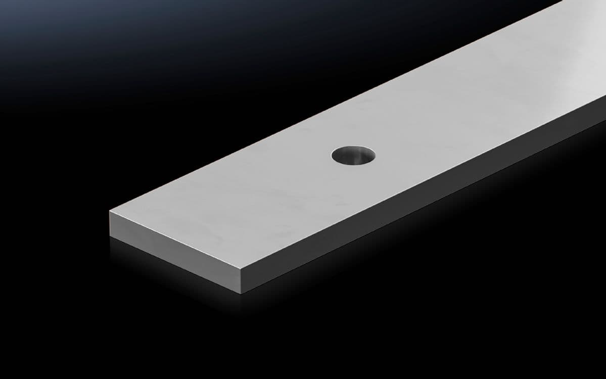 Busbar E-Cu, slotted, tin-plated