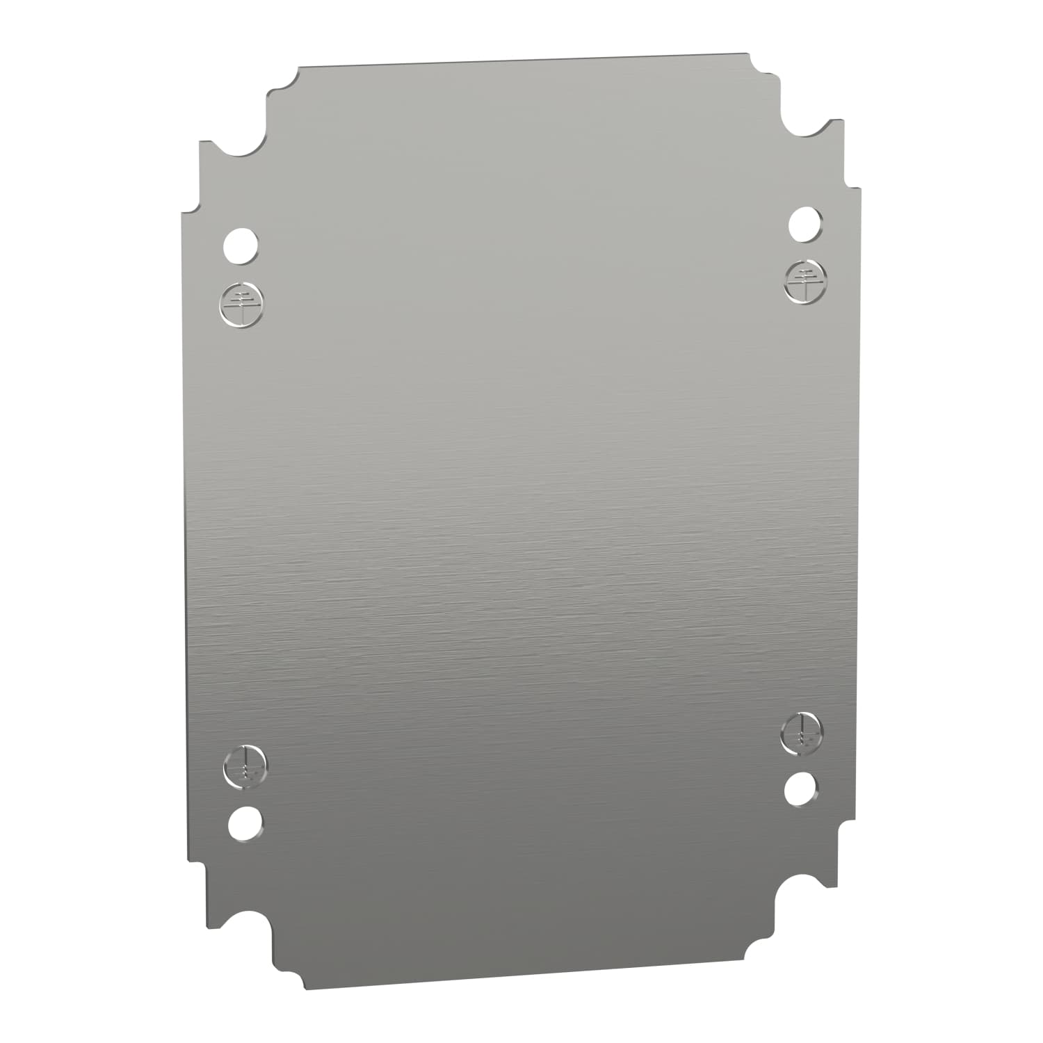 لوحة تركيب سادة H250xW200mm made من galvanised فولاذ لوح